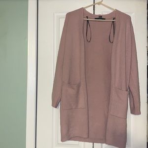F21 soft long cardigan
